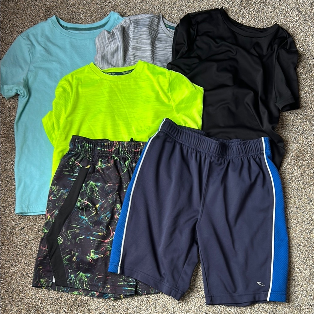 Assorted T-Shirts and Shorts Set